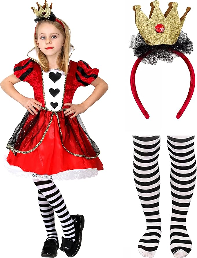 girls queen of hearts costume